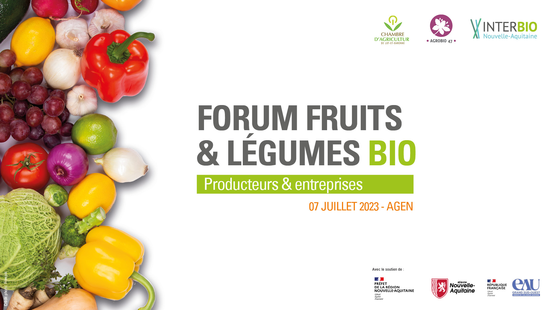 Forum Fruits et légume sbio de Nouvelle-Aquitaine